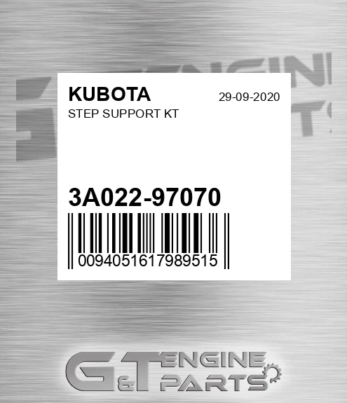 3A022-97070 Step Support Kt