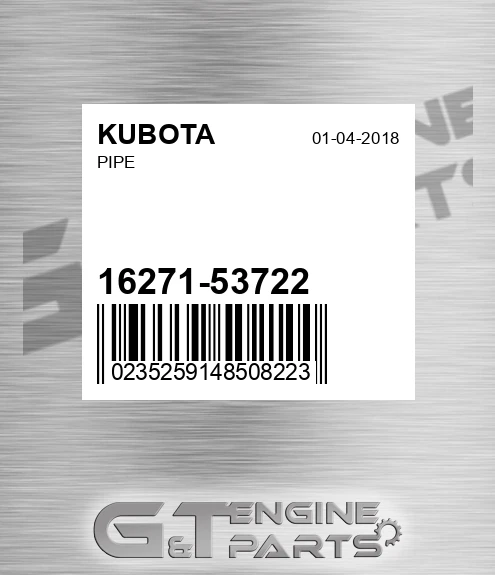 16271-53722 Pipe