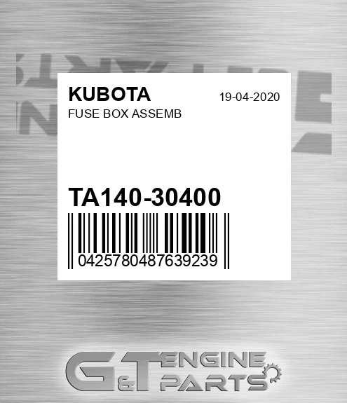 TA140-30400 Fuse Box Assemb
