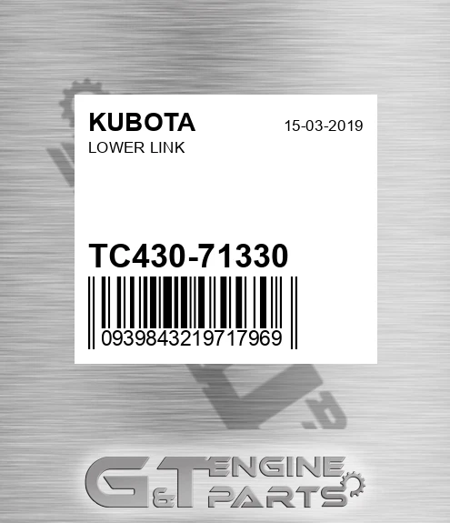 TC430-71330 Lower Link