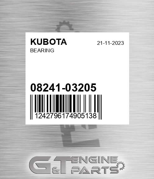 08241-03205 Bearing for KUBOTA