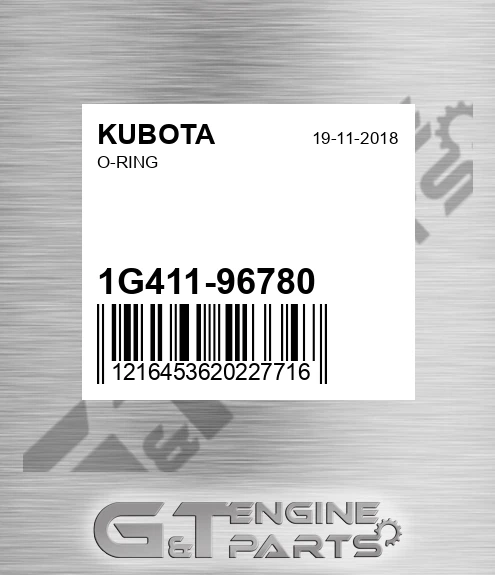 1G411-96780 O-ring