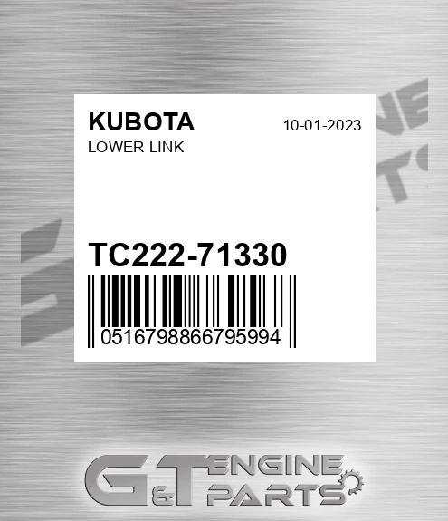 TC222-71330 Lower Link