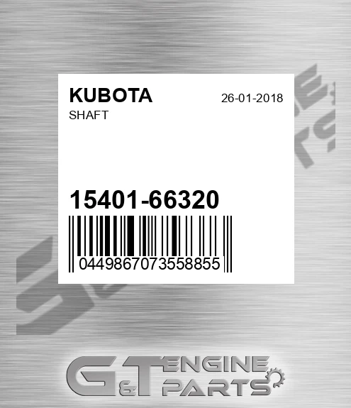 15401-66320 Shaft