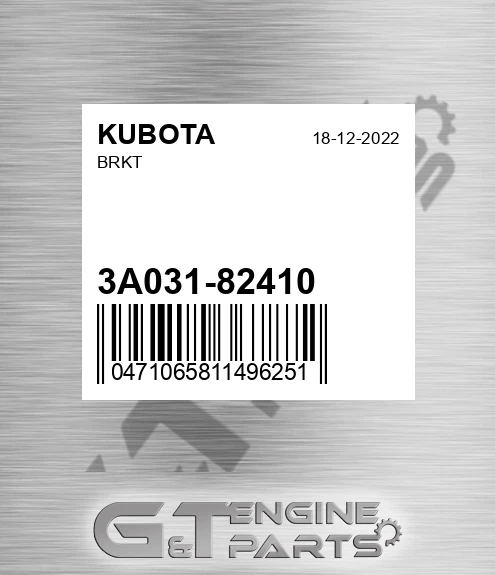 3A031-82410 Brkt