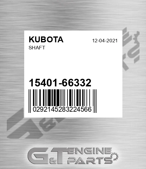 15401-66332 Shaft