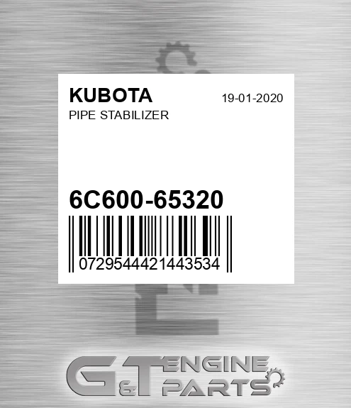 6C600-65320 Pipe Stabilizer