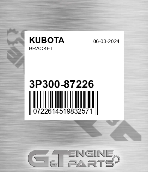 3P300-87226 Bracket
