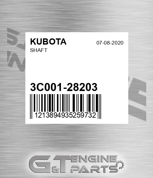 3C001-28203 Shaft