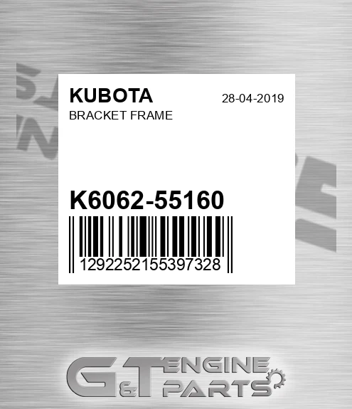 K6062-55160 Bracket Frame for KUBOTA