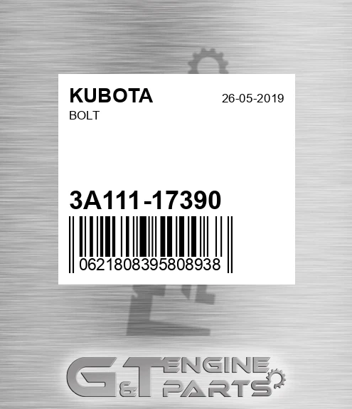 3A111-17390 Bolt