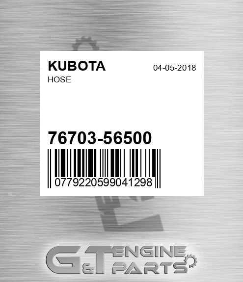 76703-56500 Hose