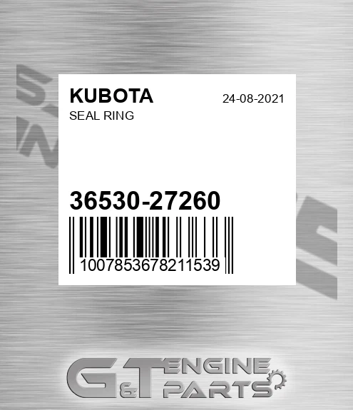 36530-27260 Seal Ring for KUBOTA