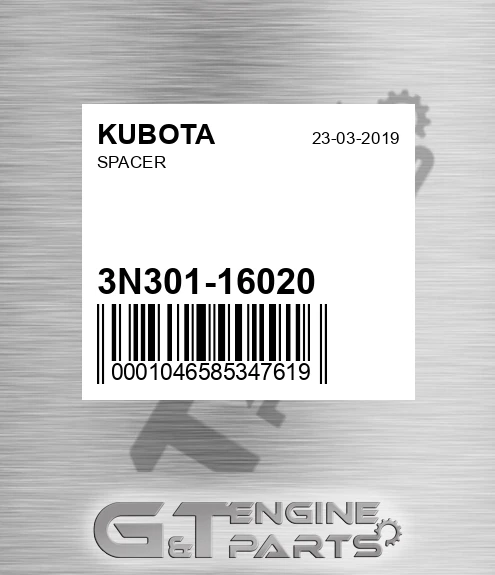 3N301-16020 Spacer