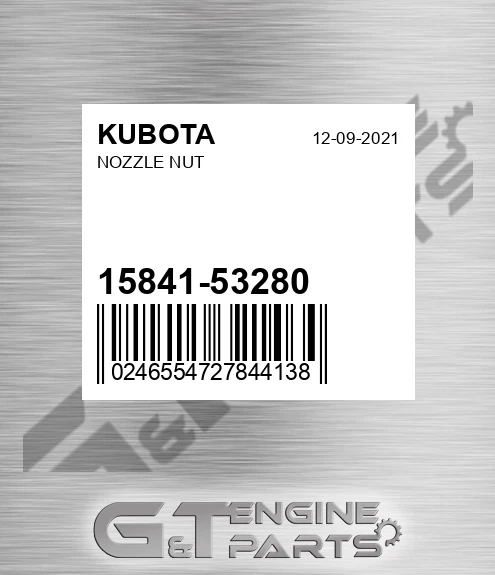 15841-53280 Nozzle Nut