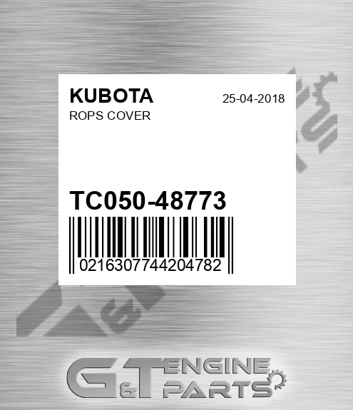 TC050-48773 Rops Cover for KUBOTA