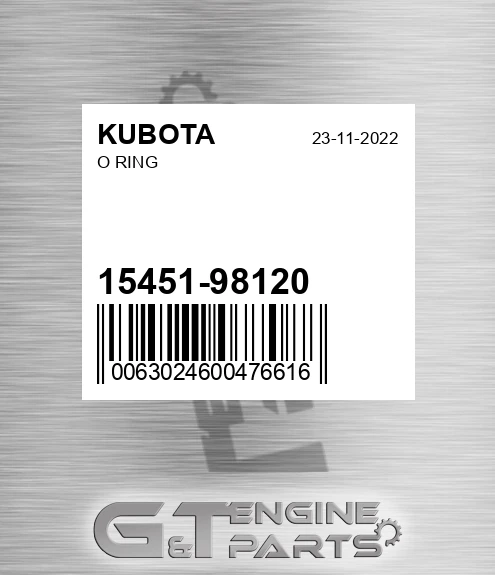 15451-98120 O Ring