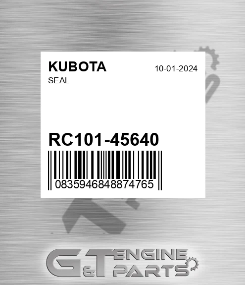 RC101-45640 Seal for KUBOTA