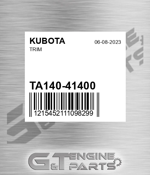 TA140-41400 Trim for KUBOTA
