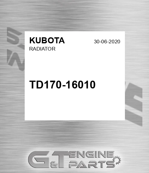 TD170-16010 Radiator