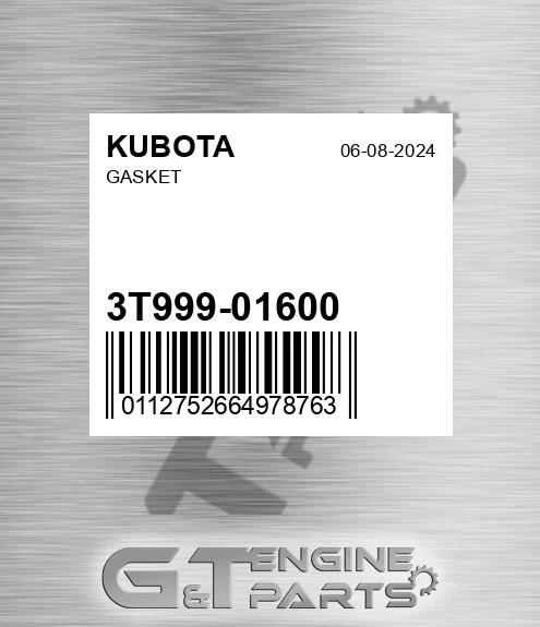 3T999-01600 Gasket