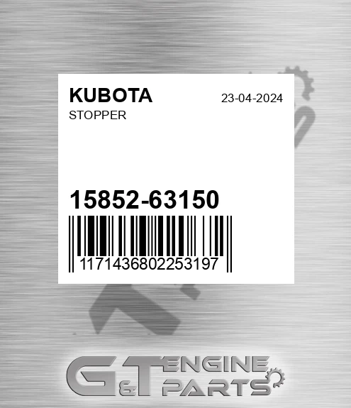 15852-63150 Stopper