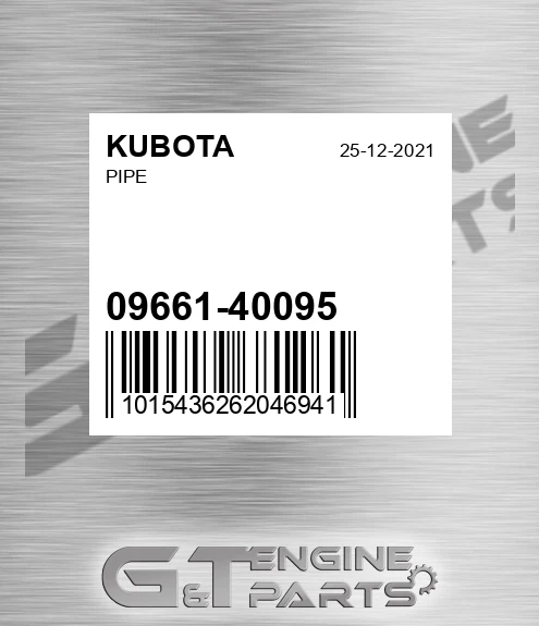 09661-40095 Pipe