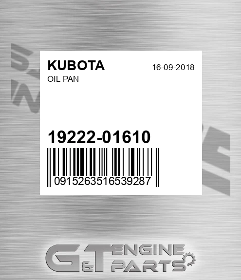 19222-01610 Oil Pan