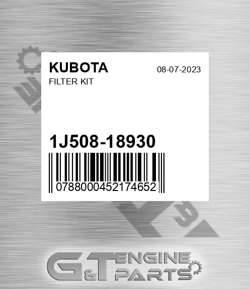 1J508-18930 Filter Kit