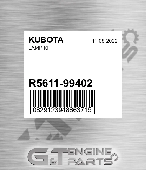 R5611-99402 Lamp Kit for KUBOTA