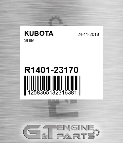 R1401-23170 Shim