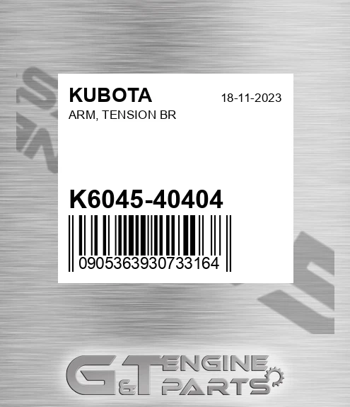 K6045-40404 Arm, Tension Br