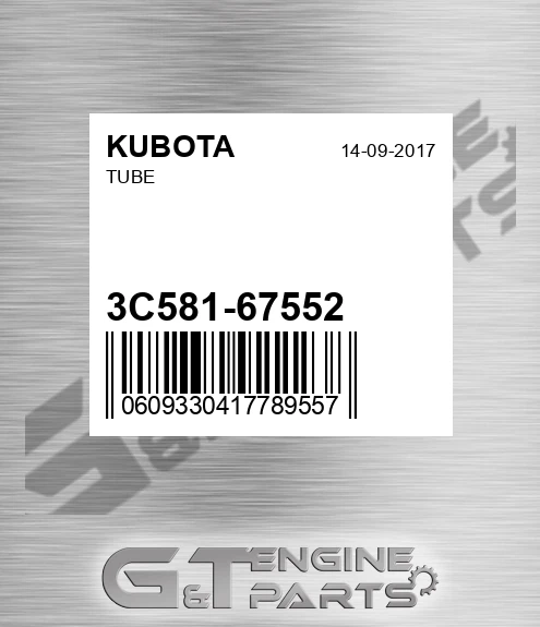3C581-67552 Tube