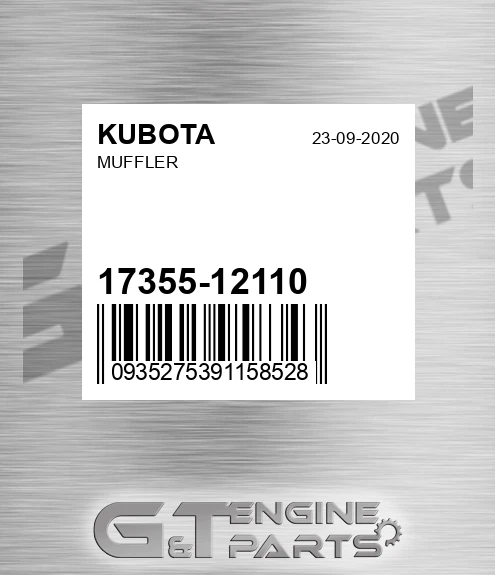 17355-12110 Muffler