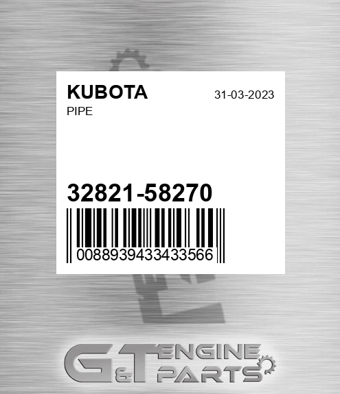 32821-58270 Pipe
