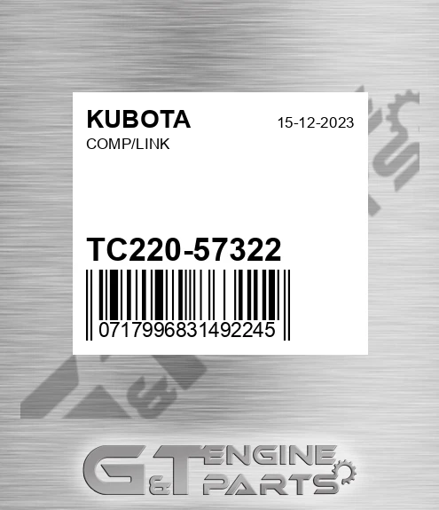 TC220-57322 Comp/link for KUBOTA