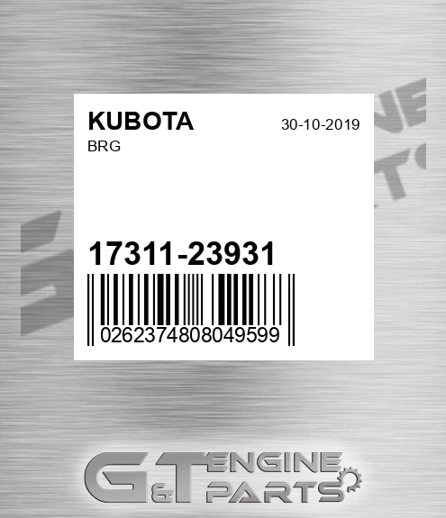 17311-23931 Brg