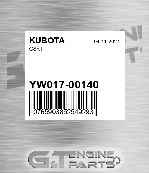 YW017-00140 Gskt