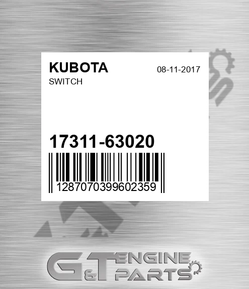 17311-63020 Switch