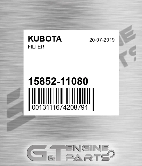 15852-11080 Filter