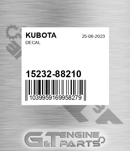 15232-88210 Decal
