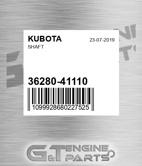 36280-41110 Shaft