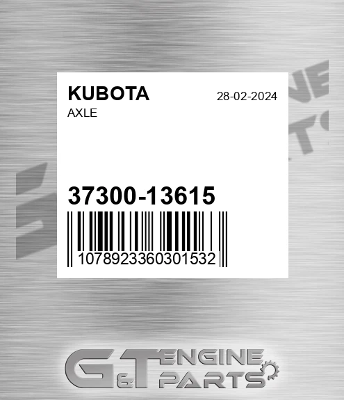 37300-13615 Axle