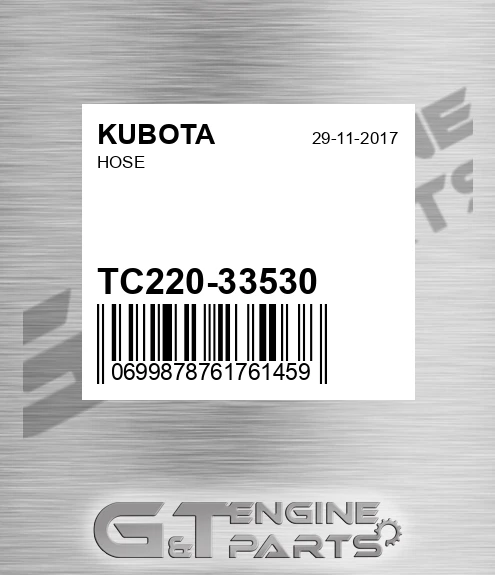 TC220-33530 Hose for KUBOTA