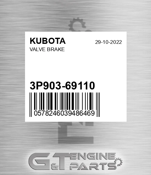 3P903-69110 Valve Brake