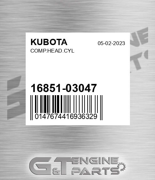 16851-03047 Comp.head.cyl