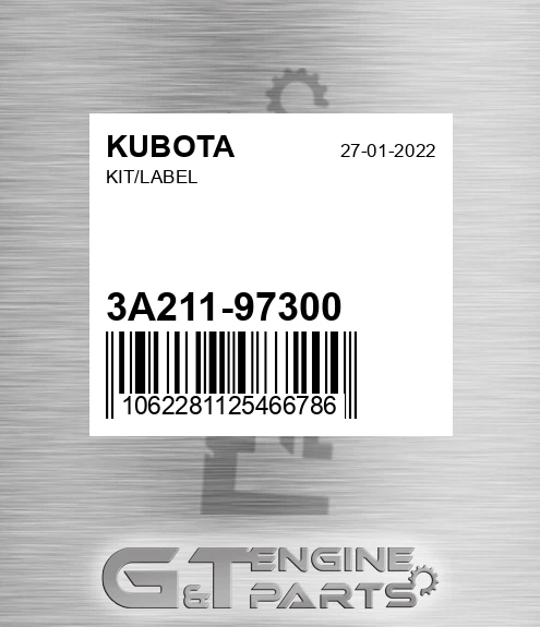 3A211-97300 Kit/label