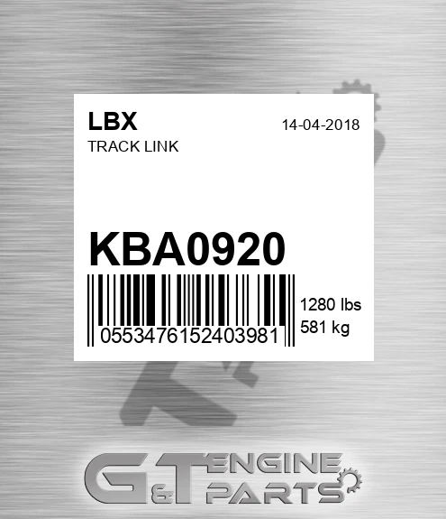 KBA0920 Track Link