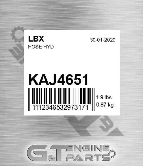 KAJ4651 Hose Hyd