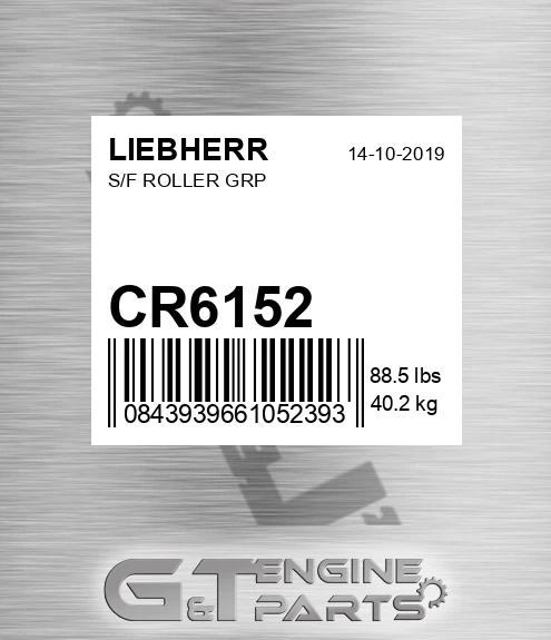 CR6152 S/f Roller Grp